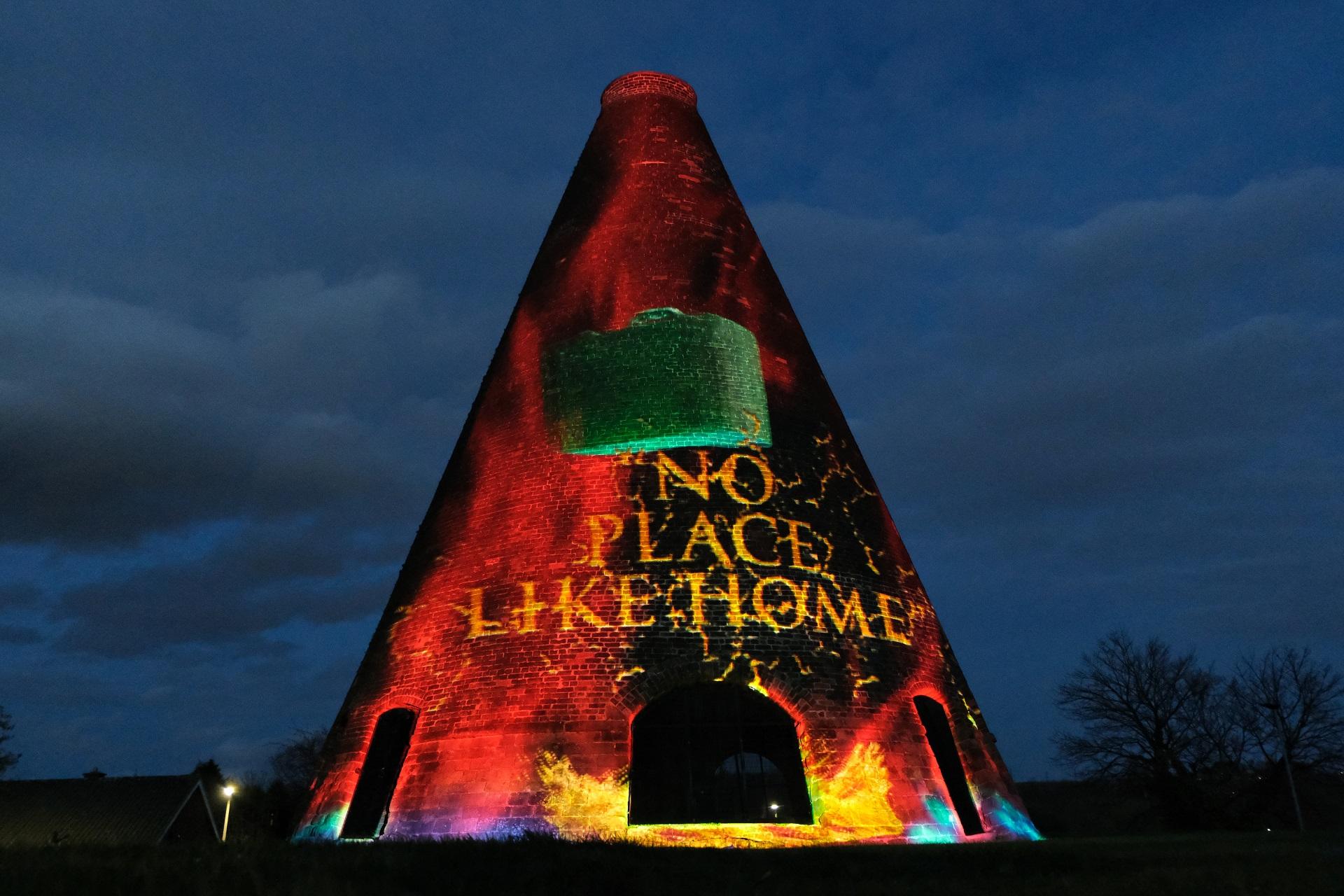 Catcliffe cone at night