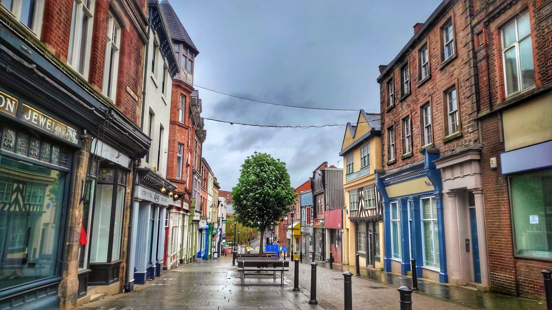 Rotherham High Street with Independent Shops