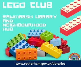 Lego Club at Rawmarsh Library and Neighbourhood Hub