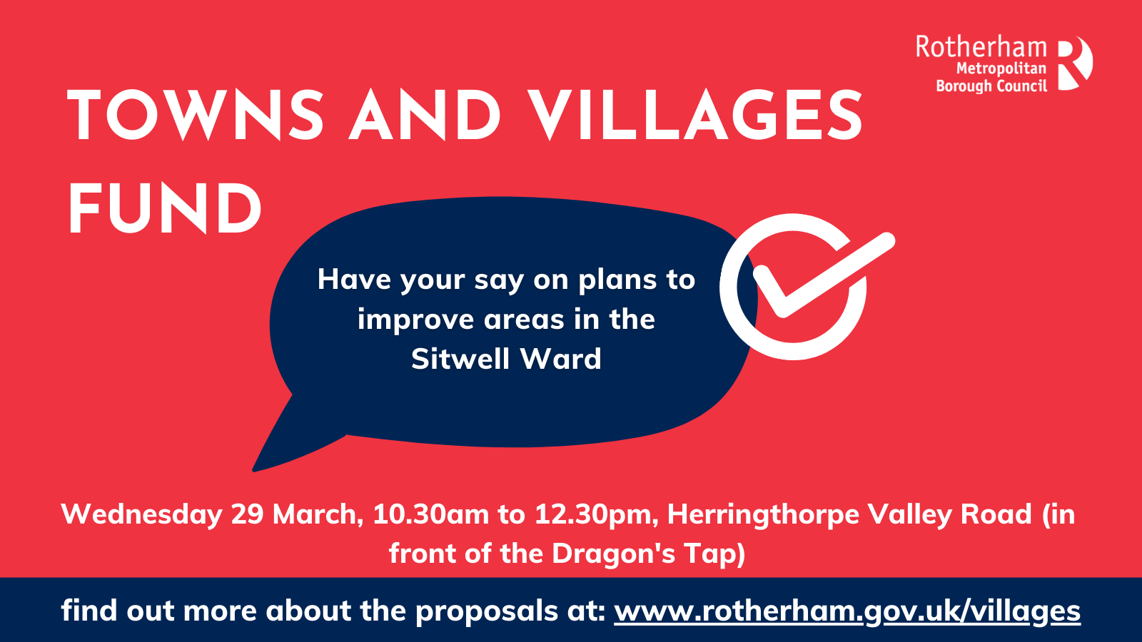 Have your say on plans to improve part of the Sitwell ward