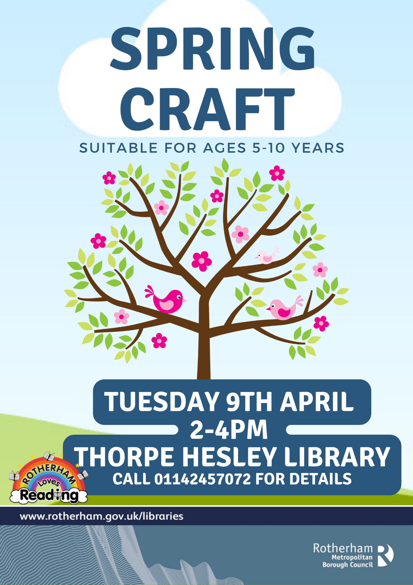 Spring Craft at Thorpe Hesley Library