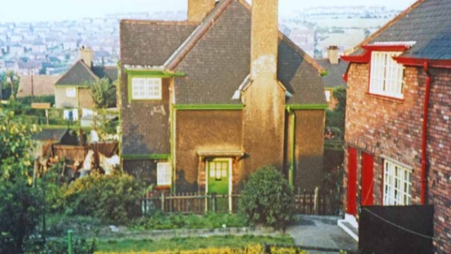 photo of social housing in the 1980's