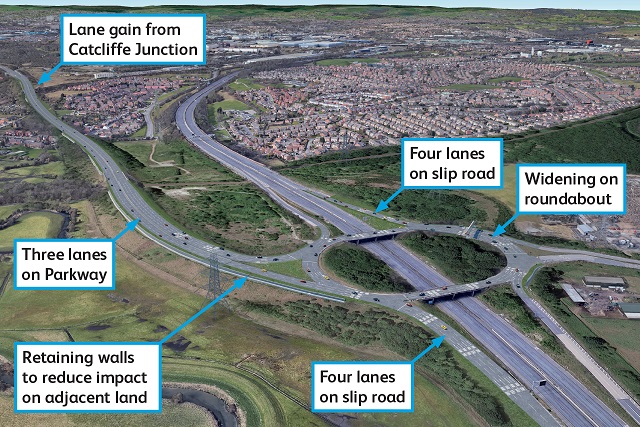 A630 parkway upgrade visualisation