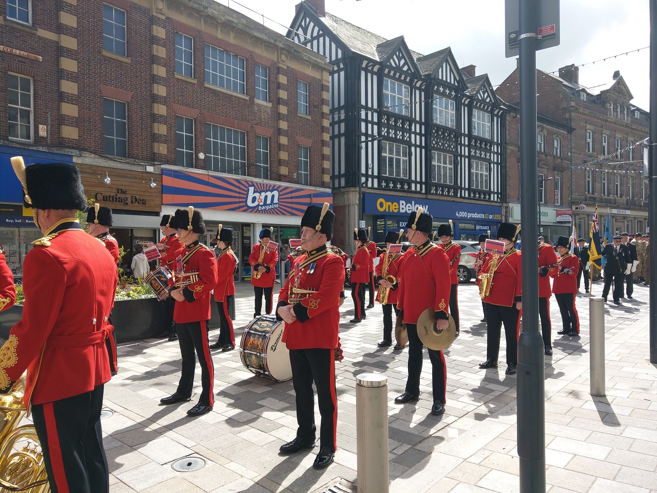 Army band on parade