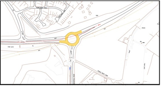 Highway repair scheme to resurface the Carriageway at the A57 Aston Way Mansfield Roadd Roundabout, Aston, including going into the Junctions by approx. 10m.

Repairing approx. 2420 Sqm of Carriageway.

This essential repair scheme is to be delivered at n