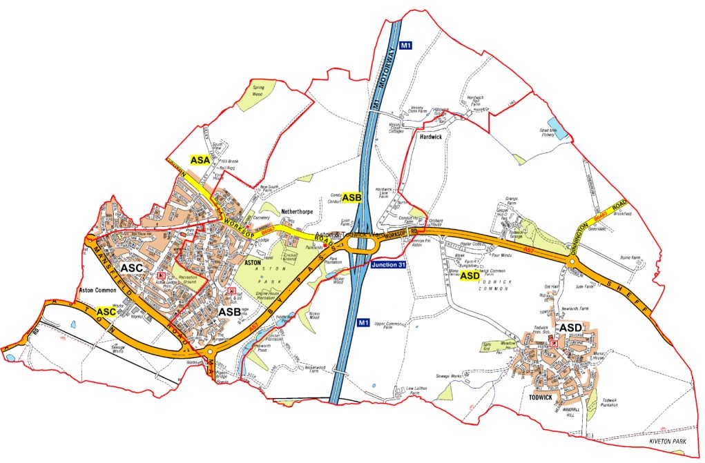 Proposed polling districts and polling places for Aston and todwick