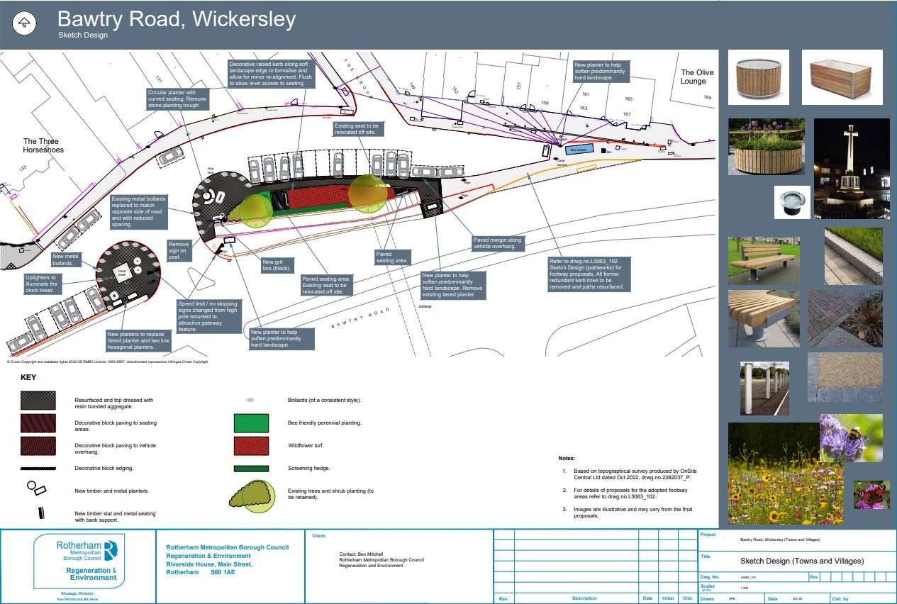 Bawtry road wickersley sketch