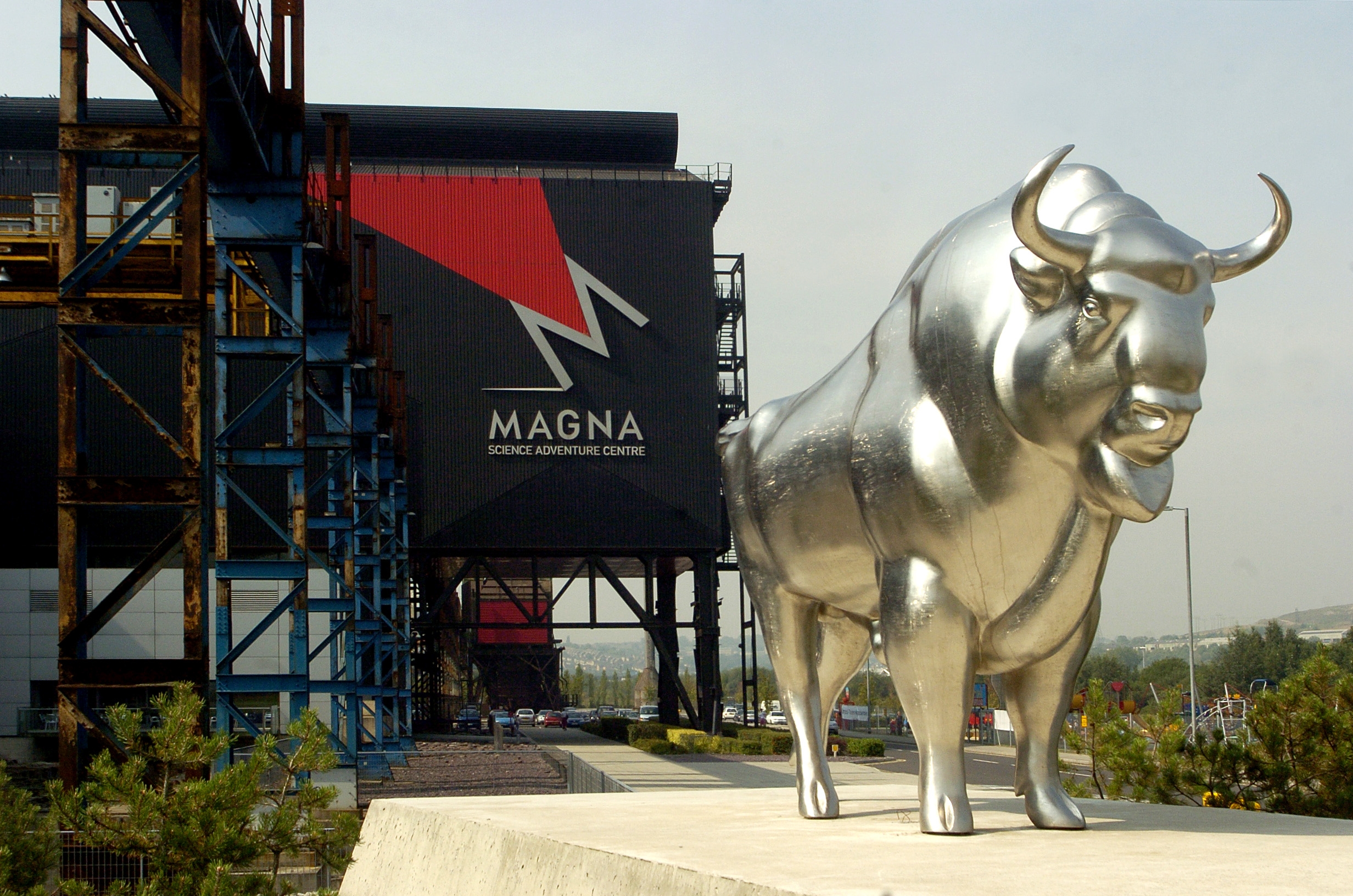 Magna bison entrance