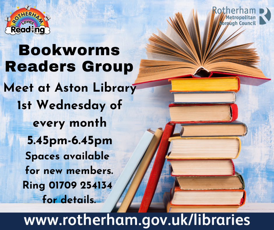Bookworms Readers Group at Aston Library and Neighbourhood Hub