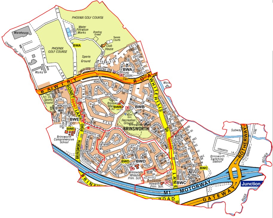 Proposed polling districts and polling places for Brinsworth