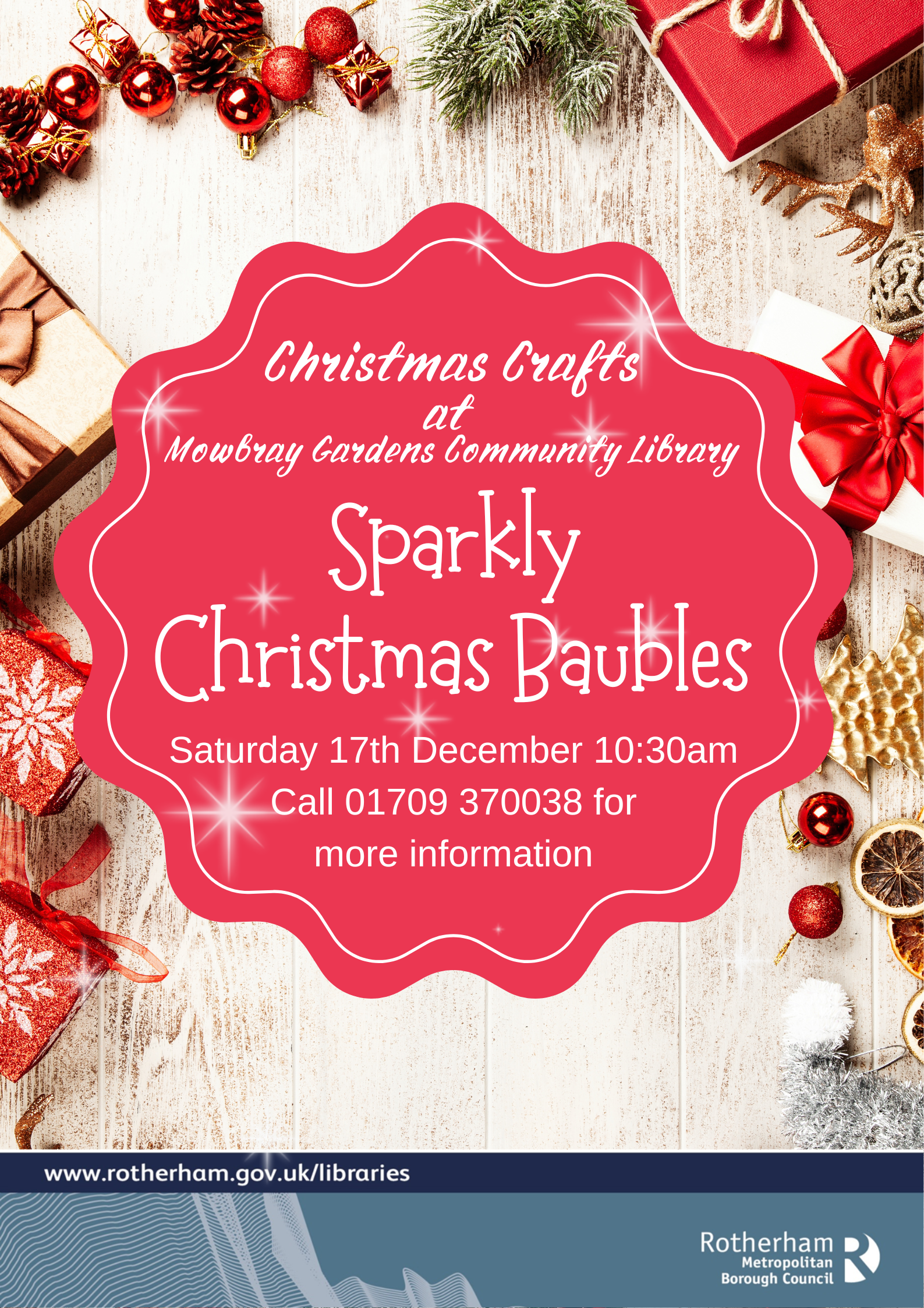 Sparkly Baubles Christmas Advert for Sparkly Baubles