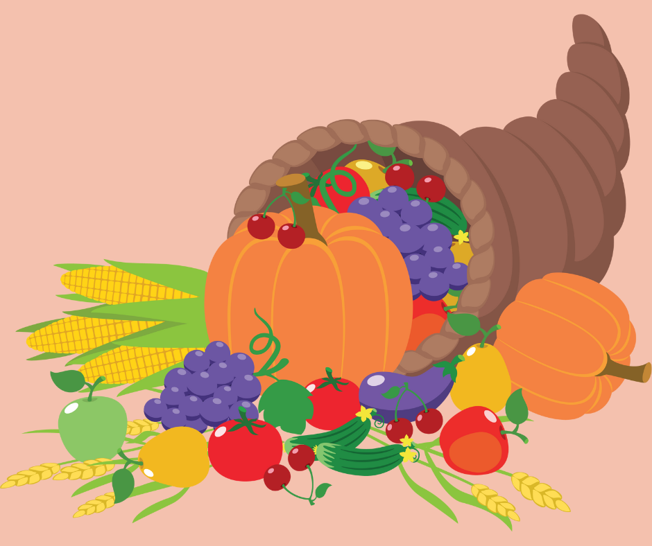 A basket of fruit and vegetables
