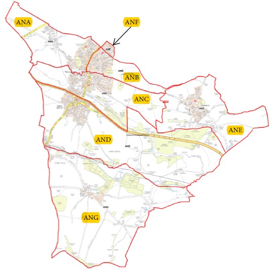 Current polling districts and polling places for Anston & Woodsetts ward