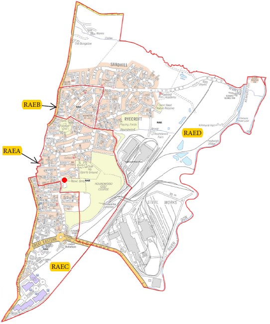 Current polling districts and polling places for rawmarsh east