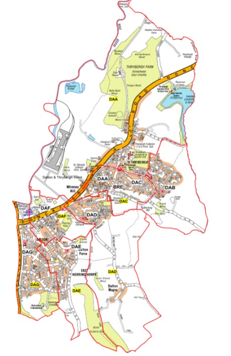 Proposed polling districts and polling places for Dalton and thrybergh