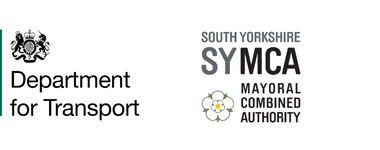 Logos for Department for Transport and South Yorkshire Mayoral Combined Authority  