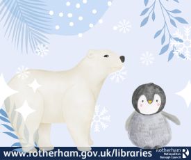 Polar bear and penguin