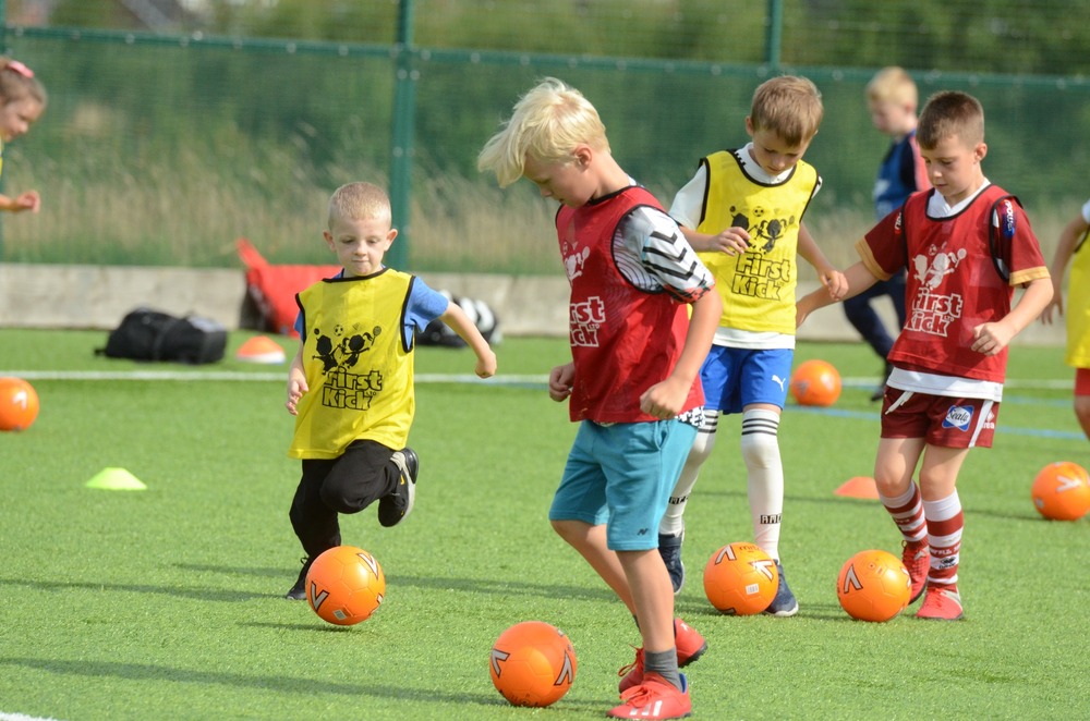 First kick football