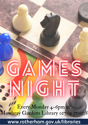 Games night, chess pieces
