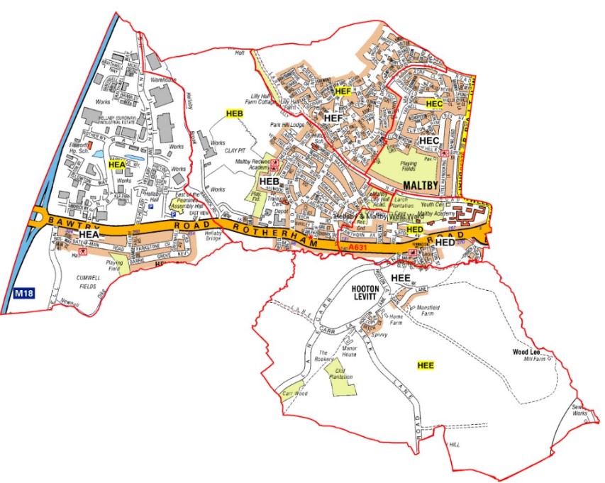 Proposed polling districts and polling places for Hellaby and maltby west