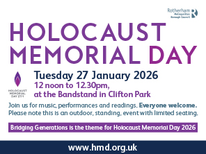 Residents invited to join Rotherham’s Holocaust Memorial Day event
