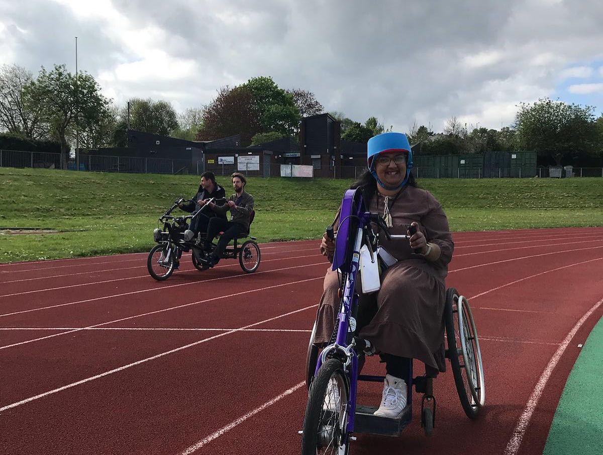 The inclusive cycling event.