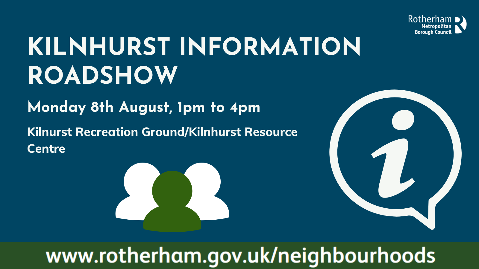 Kilnhurst information roadshow