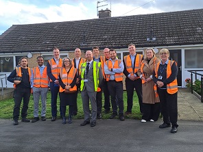 Council Tenants give a warm welcome to new energy saving retrofit