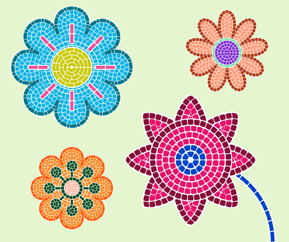 Mosaic Flowers