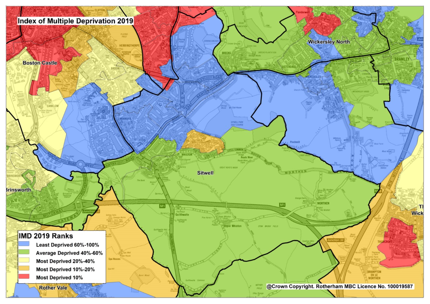 Sitwell ward IMD map