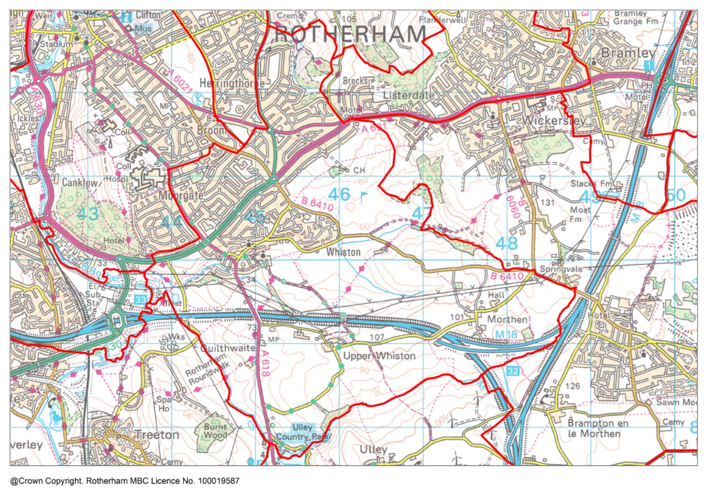 Sitwell ward map