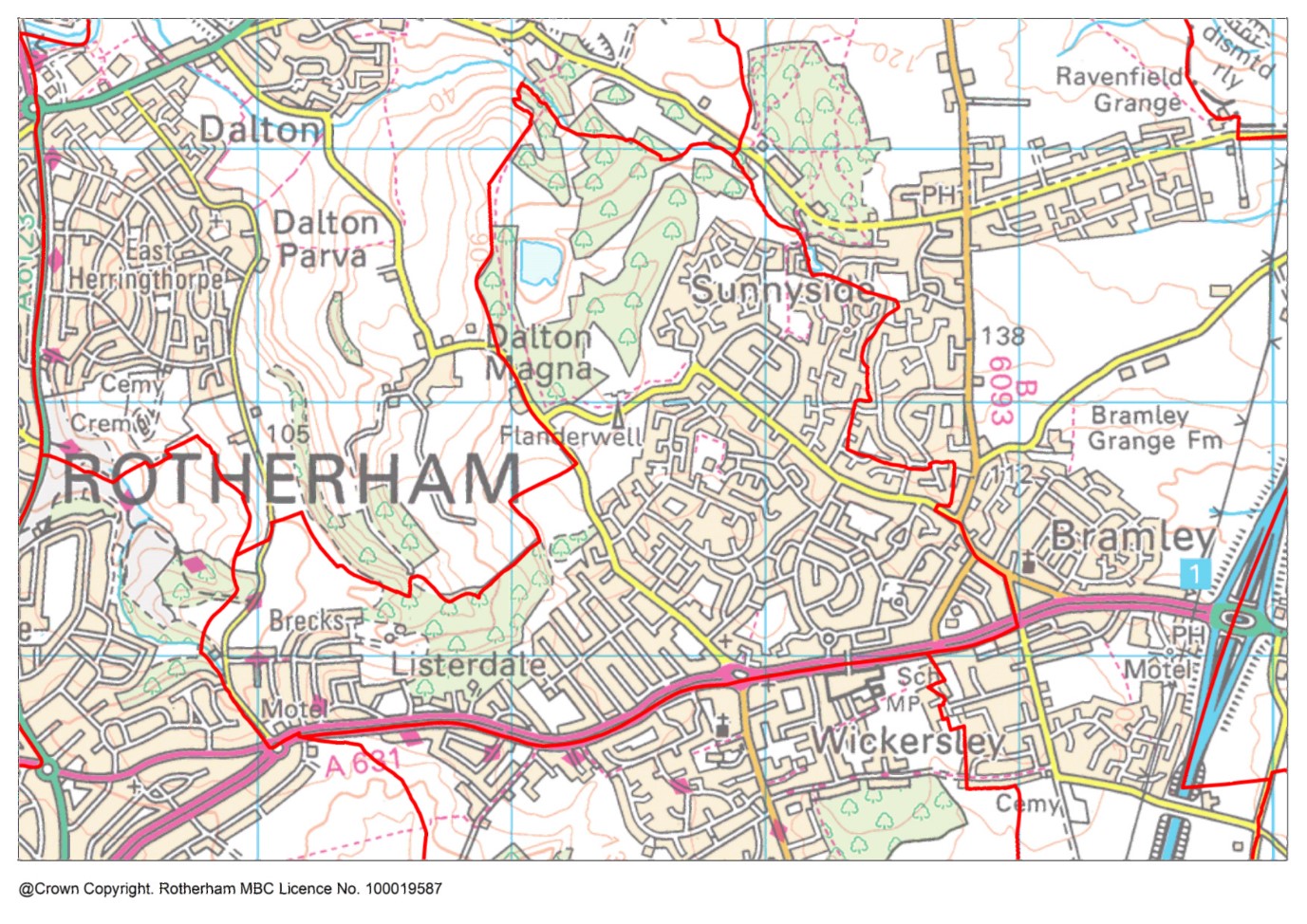 Wickerlsey North ward map