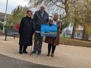 Cllr Sarah Allen with Ward Councillors Cllr Bob Bird and Cllr Jill Thompson