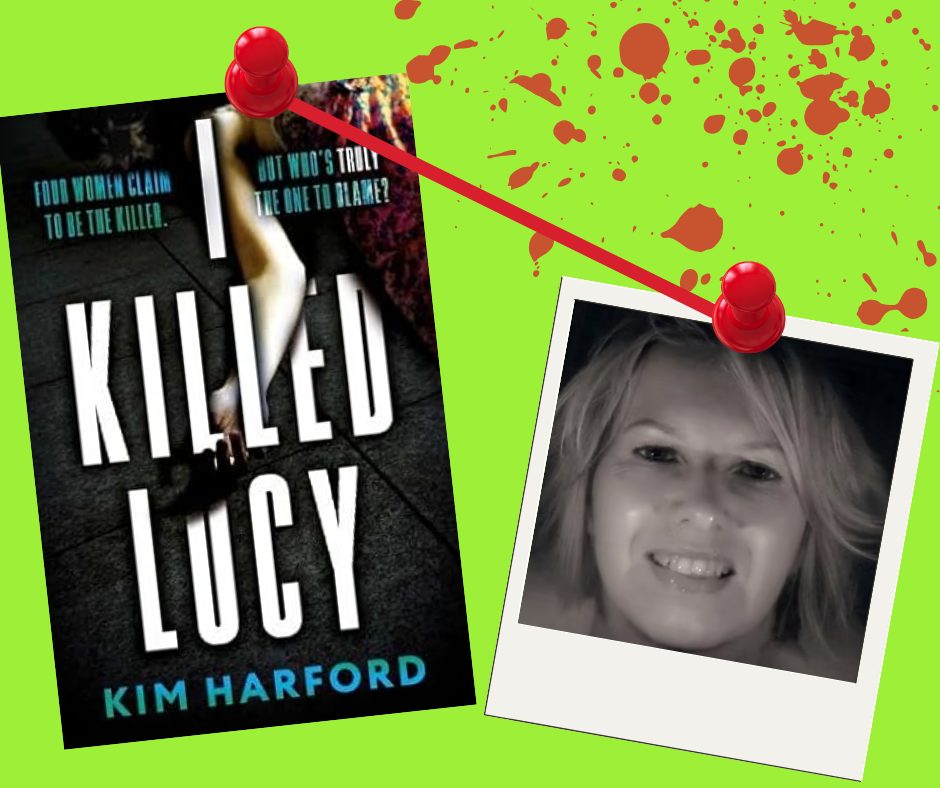 I Killed Lucy book cover and author picture