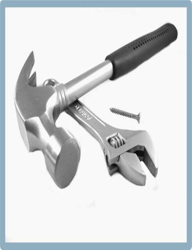 Hammer and wrench
