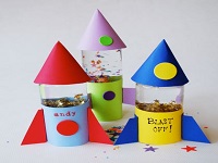 Image of homemade rockets
