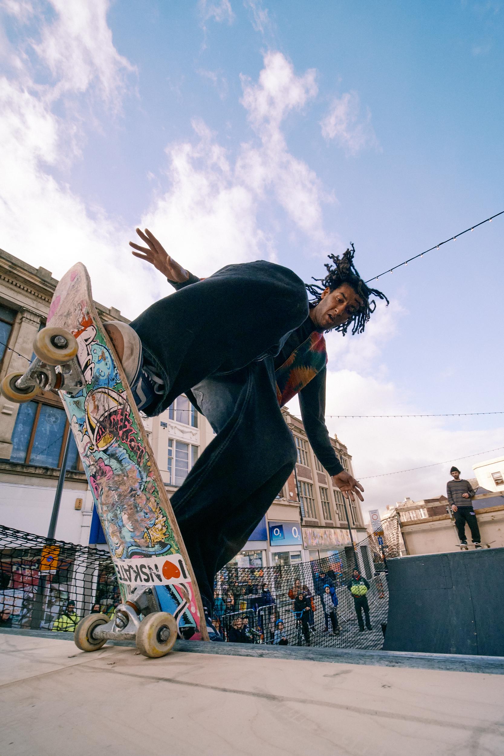 Image of skateboarder Sam McQueen