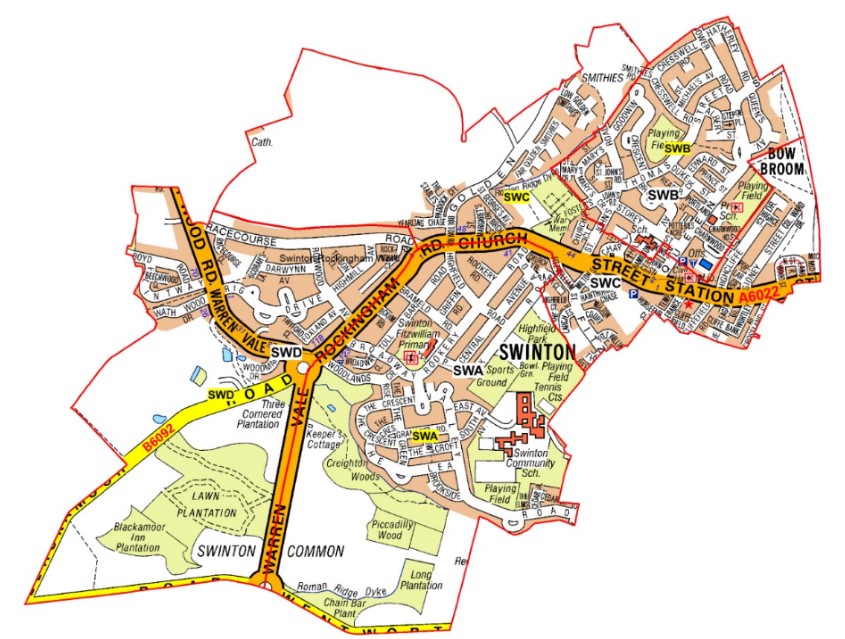 Proposed polling districts and polling places for Swinton rockingham