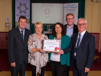 Representatives of Rotherham Council with Mary Jacques, Rotherham Council tenant, Vice Chair of Rotherham Council’s Housing Involvement Panel and Chair of Rotherham Federation of Communities, Jenny Osbourne