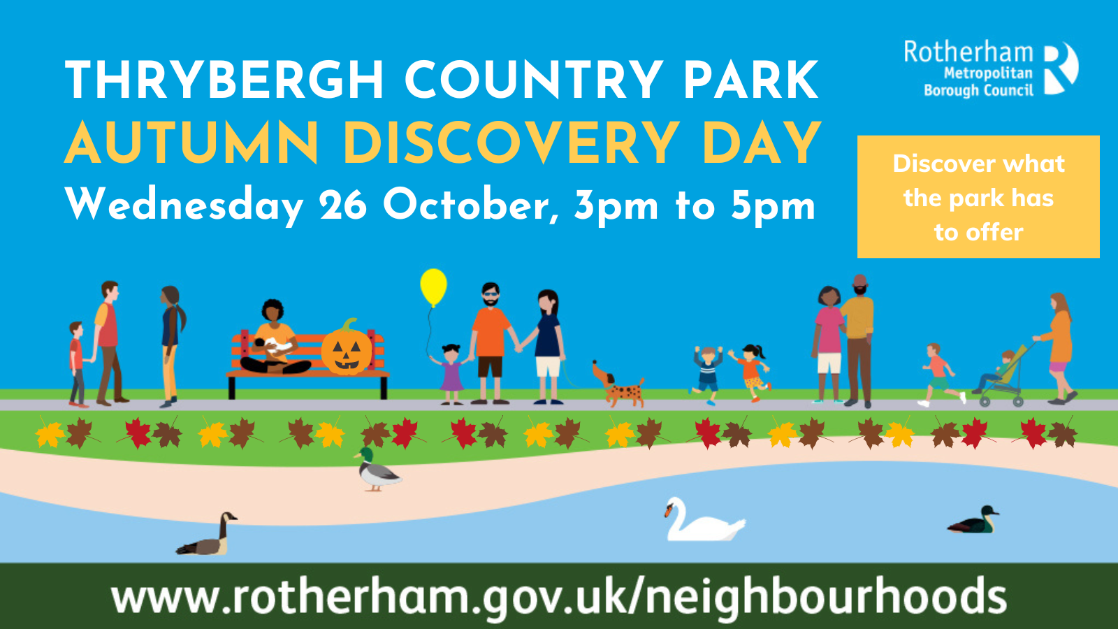 Thrybergh country park autumn discovery day