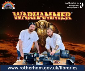Warhammer club at swinton library and neighbourhood hub every saturday