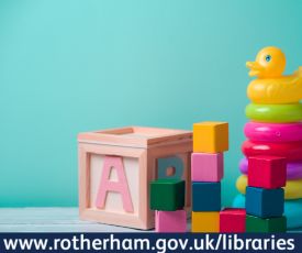 baby building blocks and a toy duck