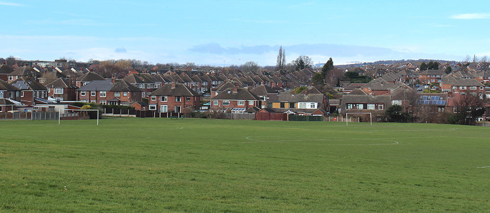 Image of Brinsworth houses and green spaces