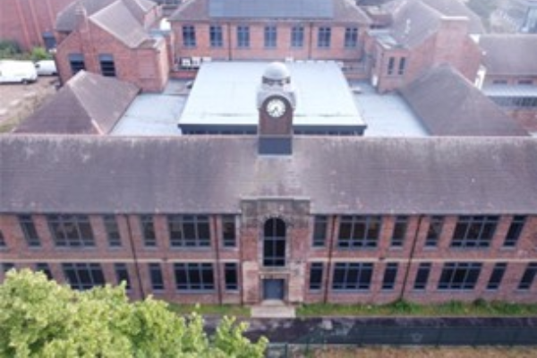 Aerial view of Maltby Grammar Business Hub