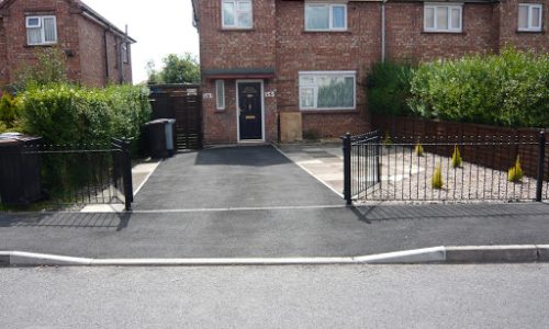 Dropped kerb example