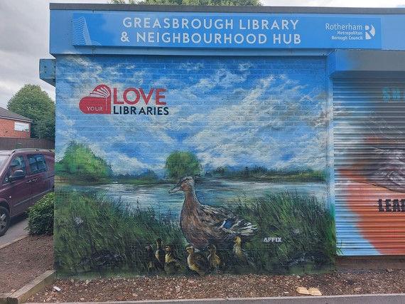 Greasbrough library mural