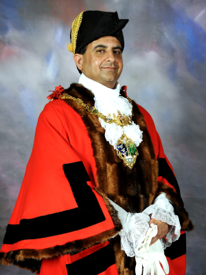The Mayour of Rotherham in ceremonial dress