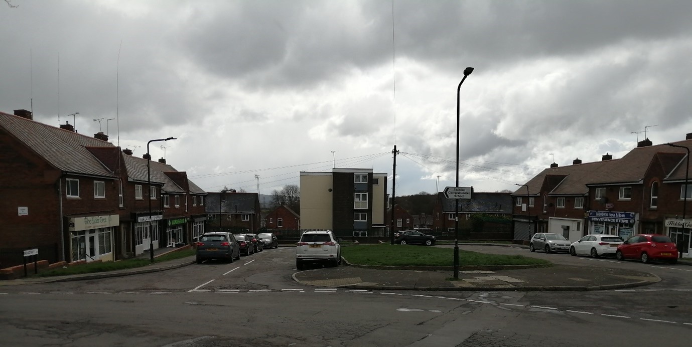 Swinton Site showing Broadway Shopping Parade