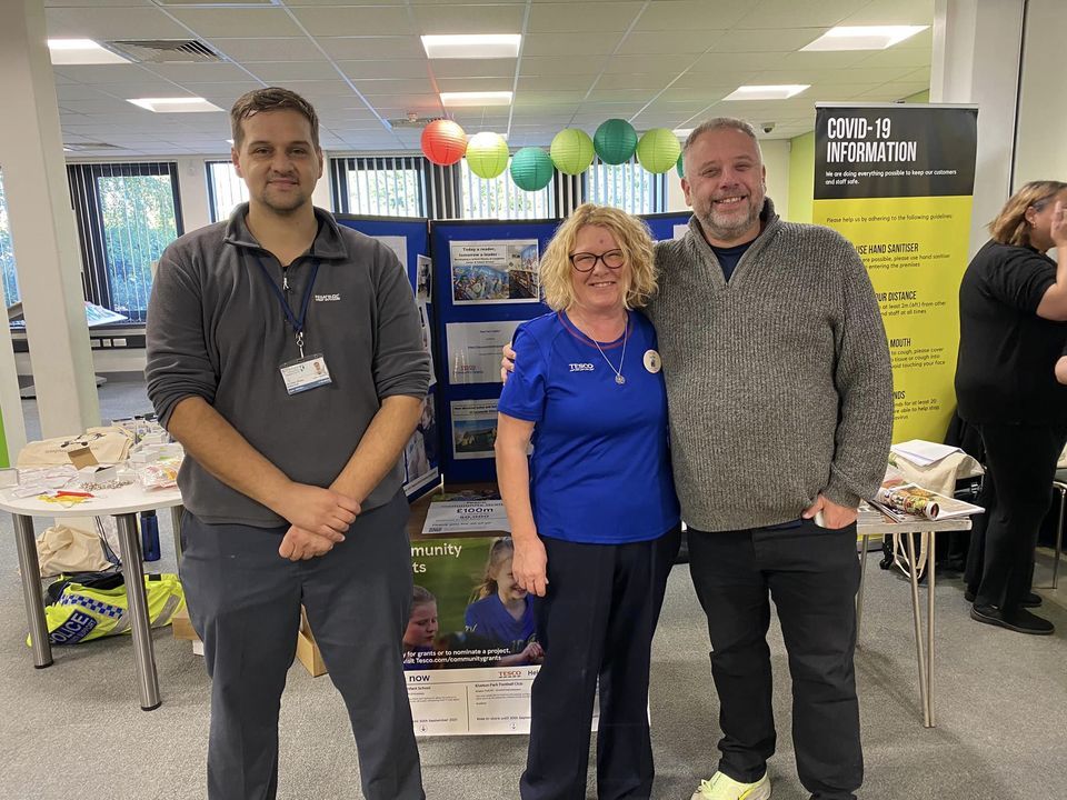 Tesco Community Champion Julia, pictured with Ward Councillors