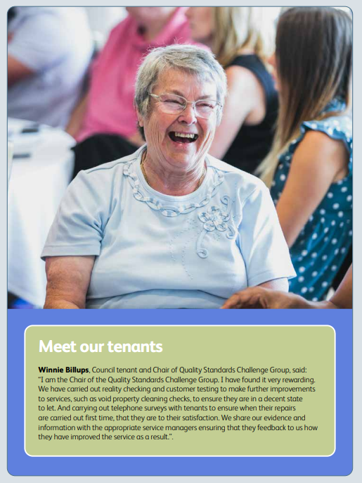 Tenant and their experiences of being involved